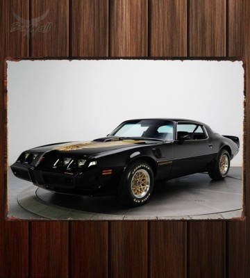 Металлическая табличка Pontiac Firebird Trans Am T A 6.6 RPO L78